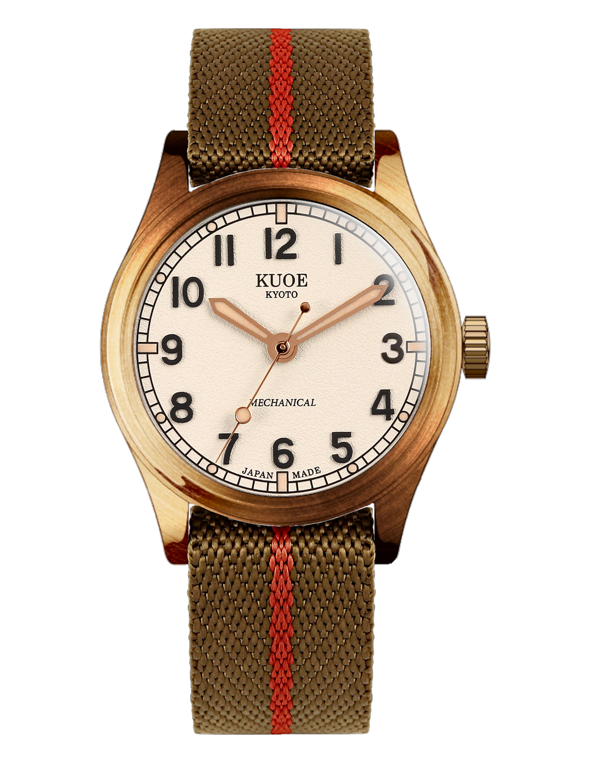 KUOE OLD SMITH 90-002 NO DATE IVORY BRONZE CASE