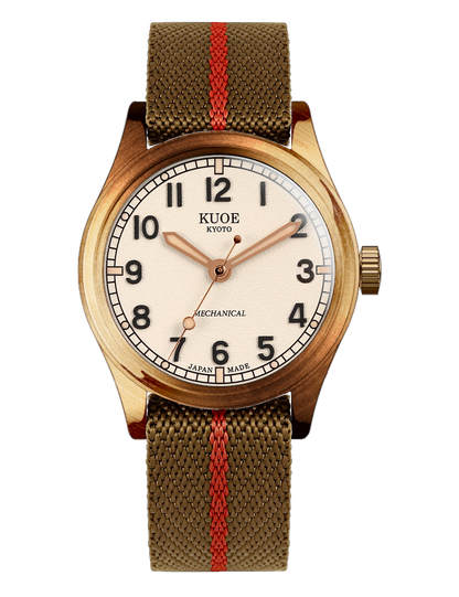KUOE OLD SMITH 90-002 NO DATE IVORY BRONZE CASE