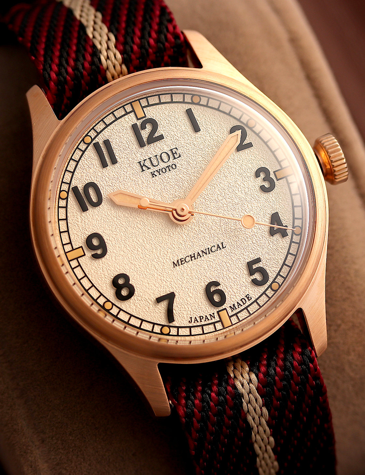 KUOE OLD SMITH 90-002 NO DATE IVORY BRONZE CASE