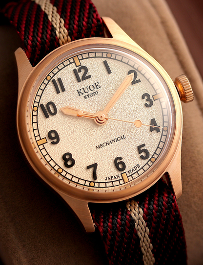 KUOE OLD SMITH 90-002 NO DATE IVORY BRONZE CASE