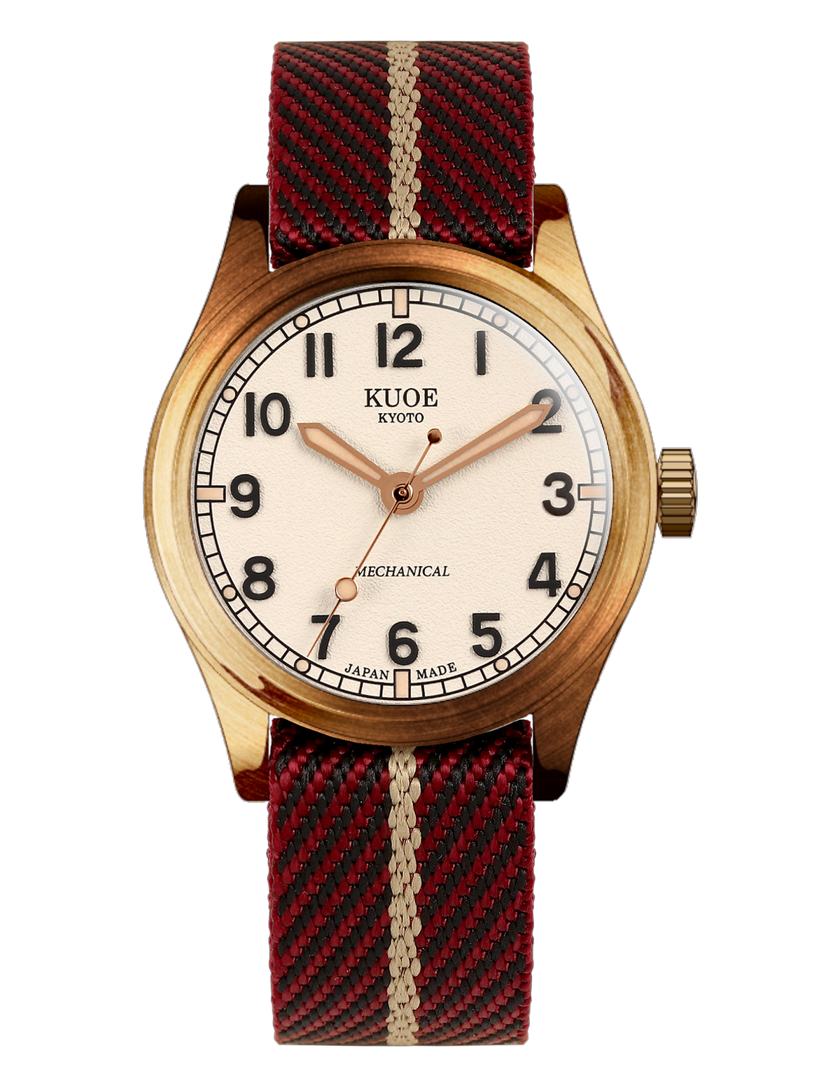 KUOE OLD SMITH 90-002 NO DATE IVORY BRONZE CASE