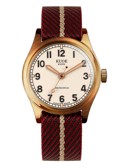KUOE OLD SMITH 90-002 NO DATE IVORY BRONZE CASE
