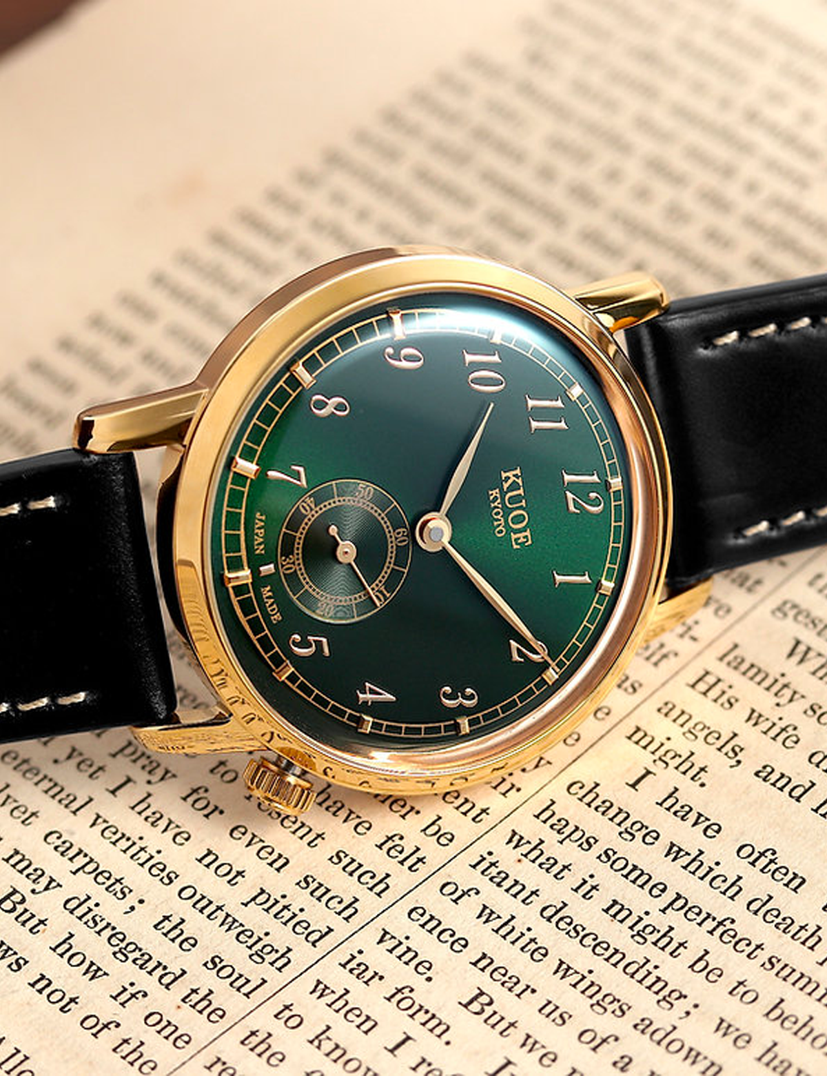KUOE OLD SMITH 90-007 AUTOMATIQUE GOLD GREEN
