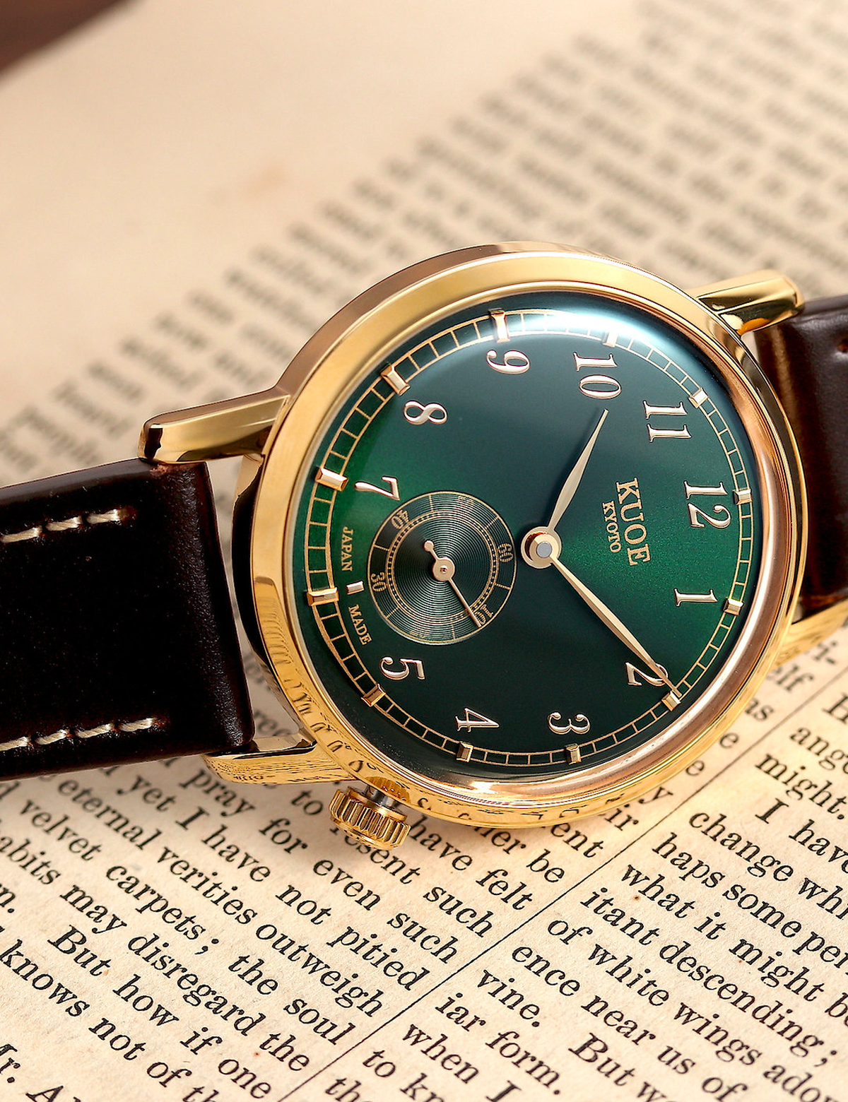 KUOE OLD SMITH 90-007 AUTOMATIQUE GOLD GREEN