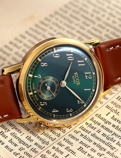 KUOE OLD SMITH 90-007 AUTOMATIQUE GOLD GREEN