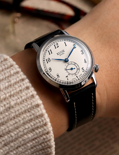 KUOE OLD SMITH 90-007 AUTOMATIQUE SILVER CREAM BLUE