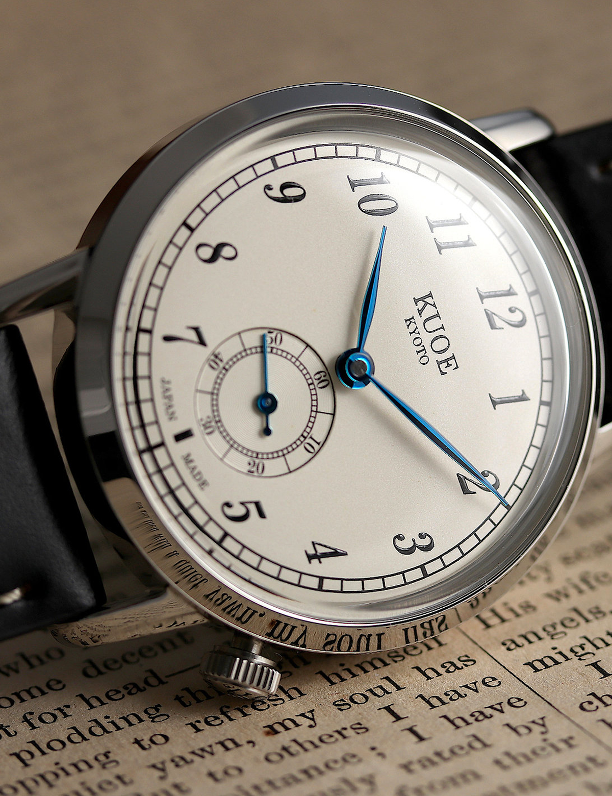 KUOE OLD SMITH 90-007 AUTOMATIQUE SILVER CREAM BLUE