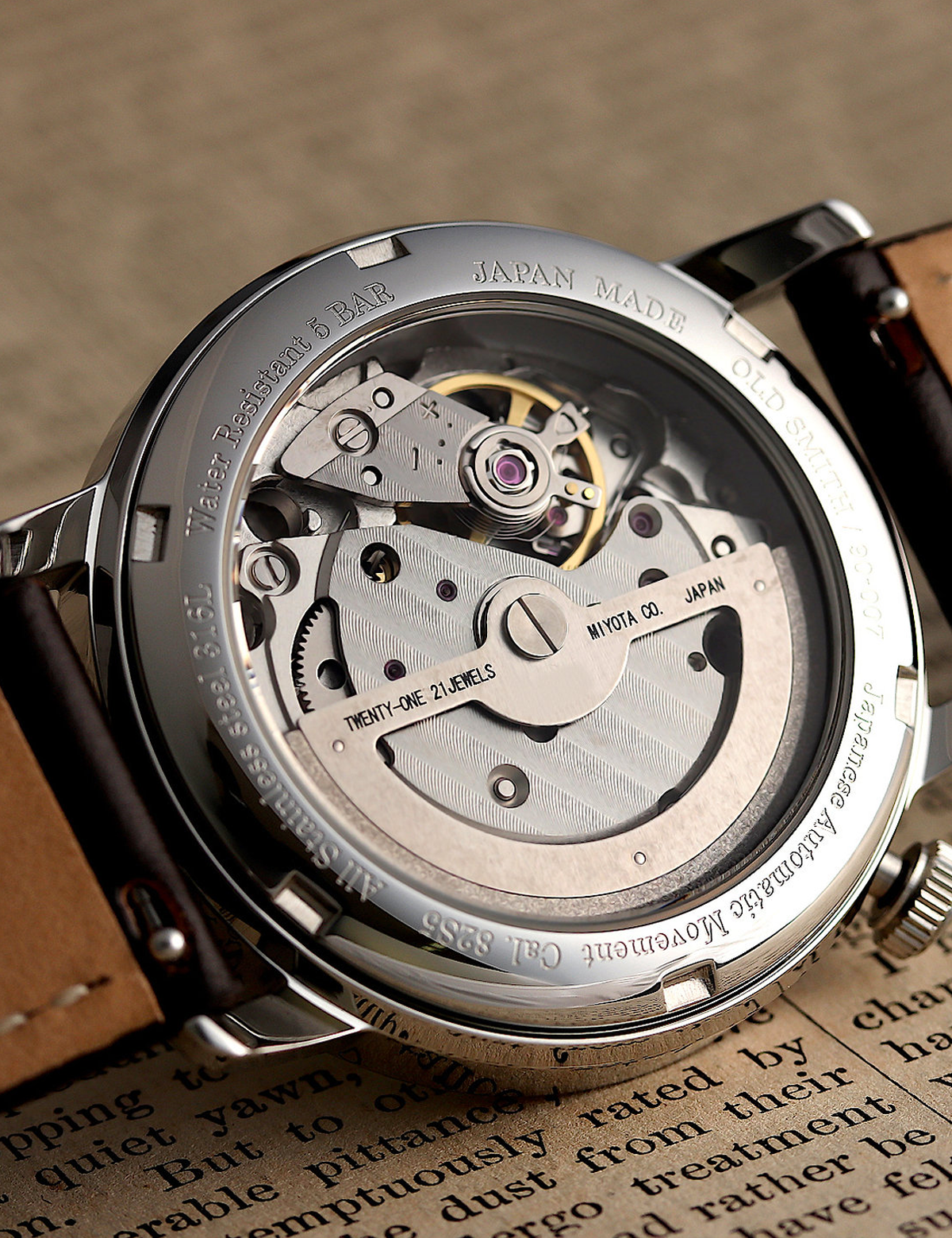 KUOE OLD SMITH 90-007 AUTOMATIQUE SILVER CREAM BLUE