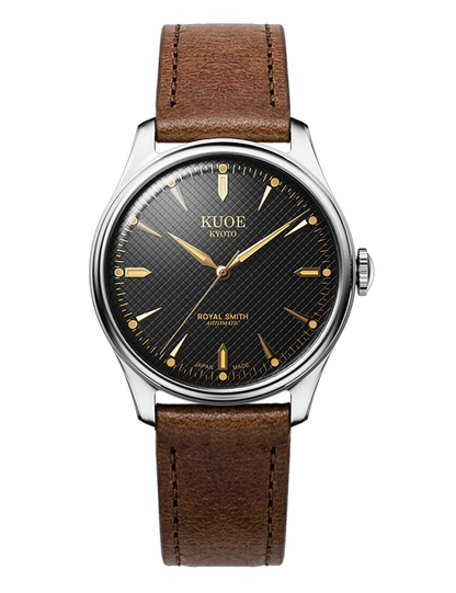 KUOE ROYAL SMITH 90-006 SILVER BLACK LARGE 39MM