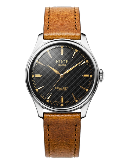 KUOE ROYAL SMITH 90-006 SILVER BLACK LARGE 39MM