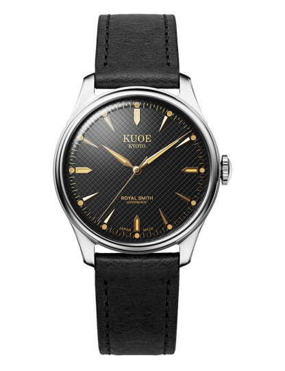 KUOE ROYAL SMITH 90-006 SILVER BLACK LARGE 39MM