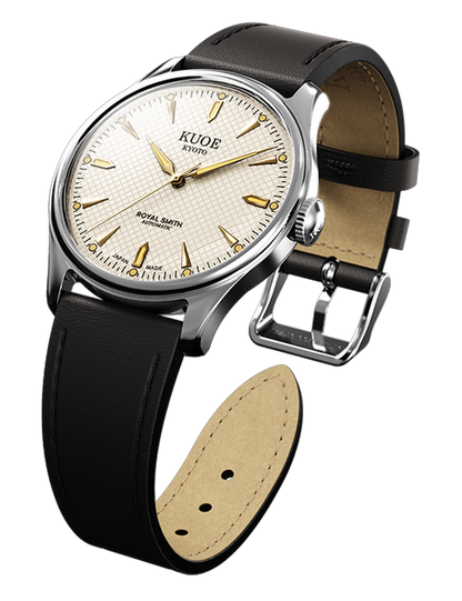 KUOE ROYAL SMITH 90-006 SILVER IVORY LARGE 39MM