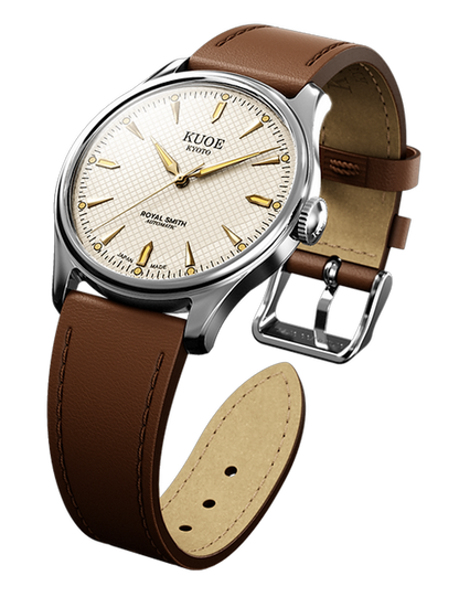 KUOE ROYAL SMITH 90-006 SILVER IVORY LARGE 39MM