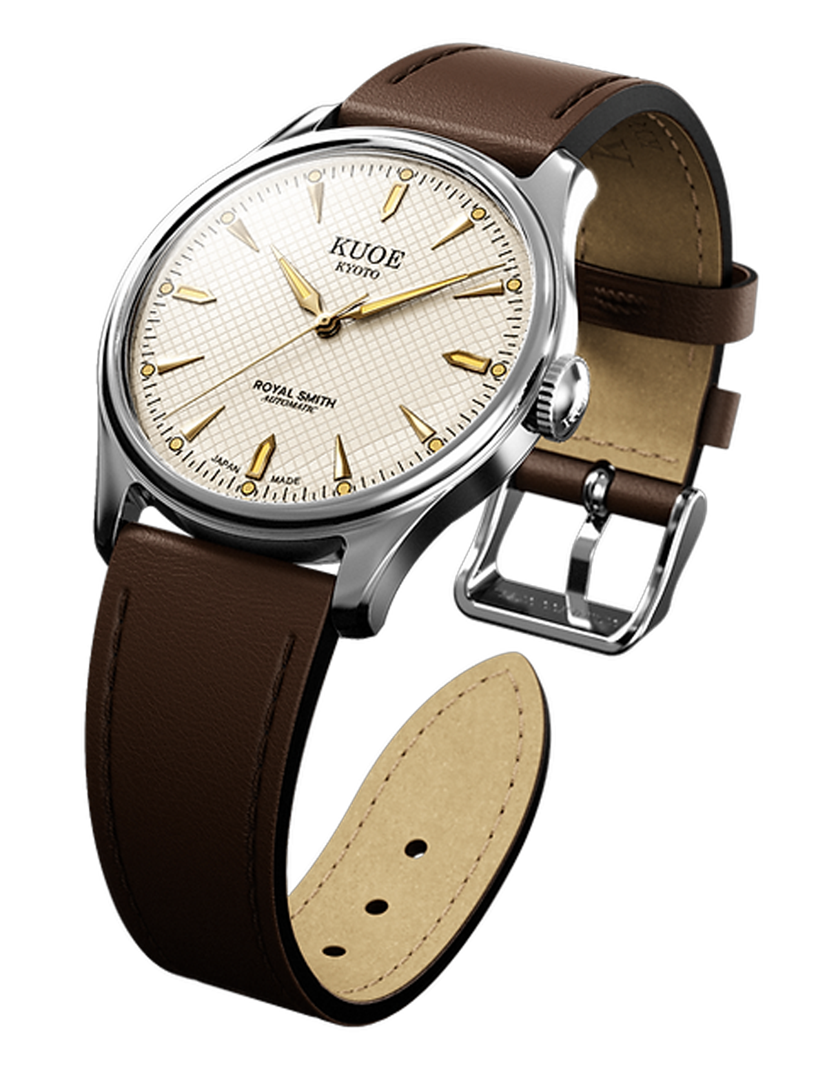 KUOE ROYAL SMITH 90-006 SILVER IVORY LARGE 39MM
