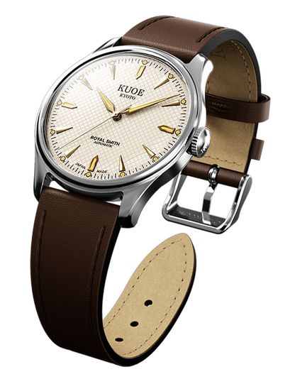 KUOE ROYAL SMITH 90-006 SILVER IVORY LARGE 39MM