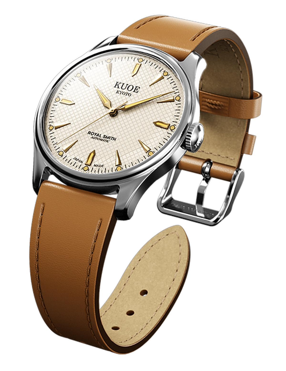 KUOE ROYAL SMITH 90-006 SILVER IVORY LARGE 39MM