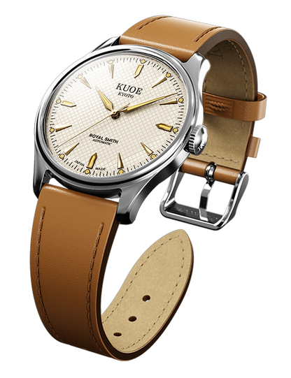 KUOE ROYAL SMITH 90-006 SILVER IVORY LARGE 39MM