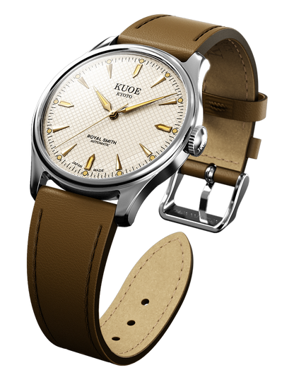 KUOE ROYAL SMITH 90-006 SILVER IVORY LARGE 39MM