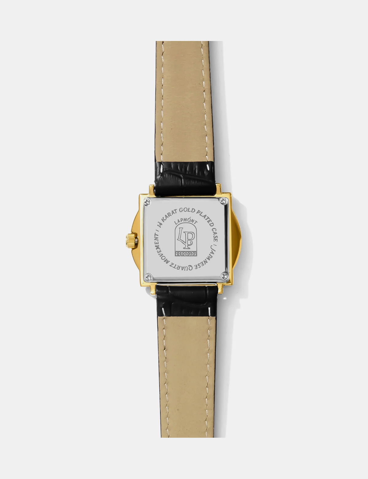 LAPHONT FLUERE GOLD BLACK STRAP
