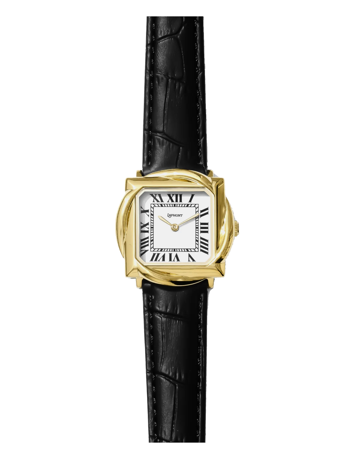 LAPHONT FLUERE GOLD BLACK STRAP