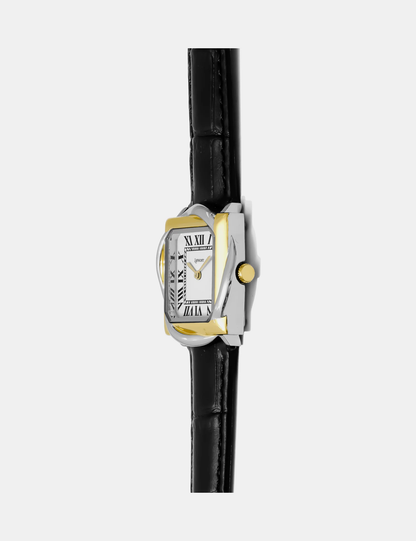 LAPHONT FLUERE TWO-TONE BLACK STRAP