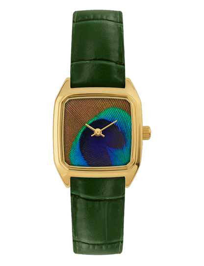 LAPS PRIMA PAON OR CUIR CROCO VERT