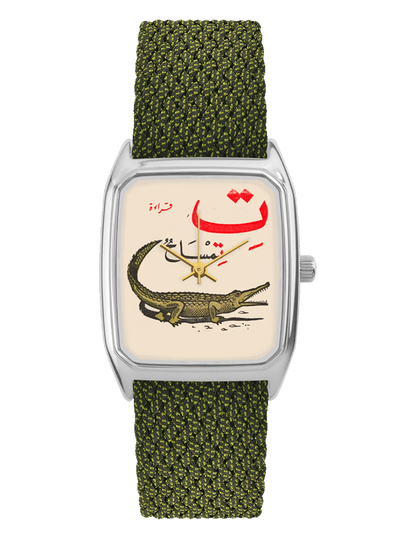 LAPS SIGNATURE CROCO KAKI