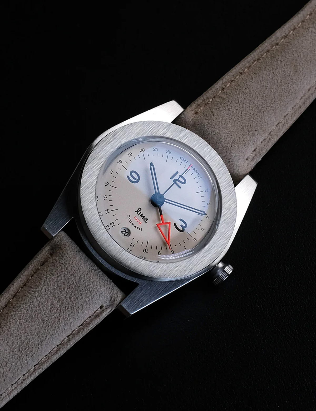 LIMA WATCH GMT TRANSIT IVORY AUTOMATIC