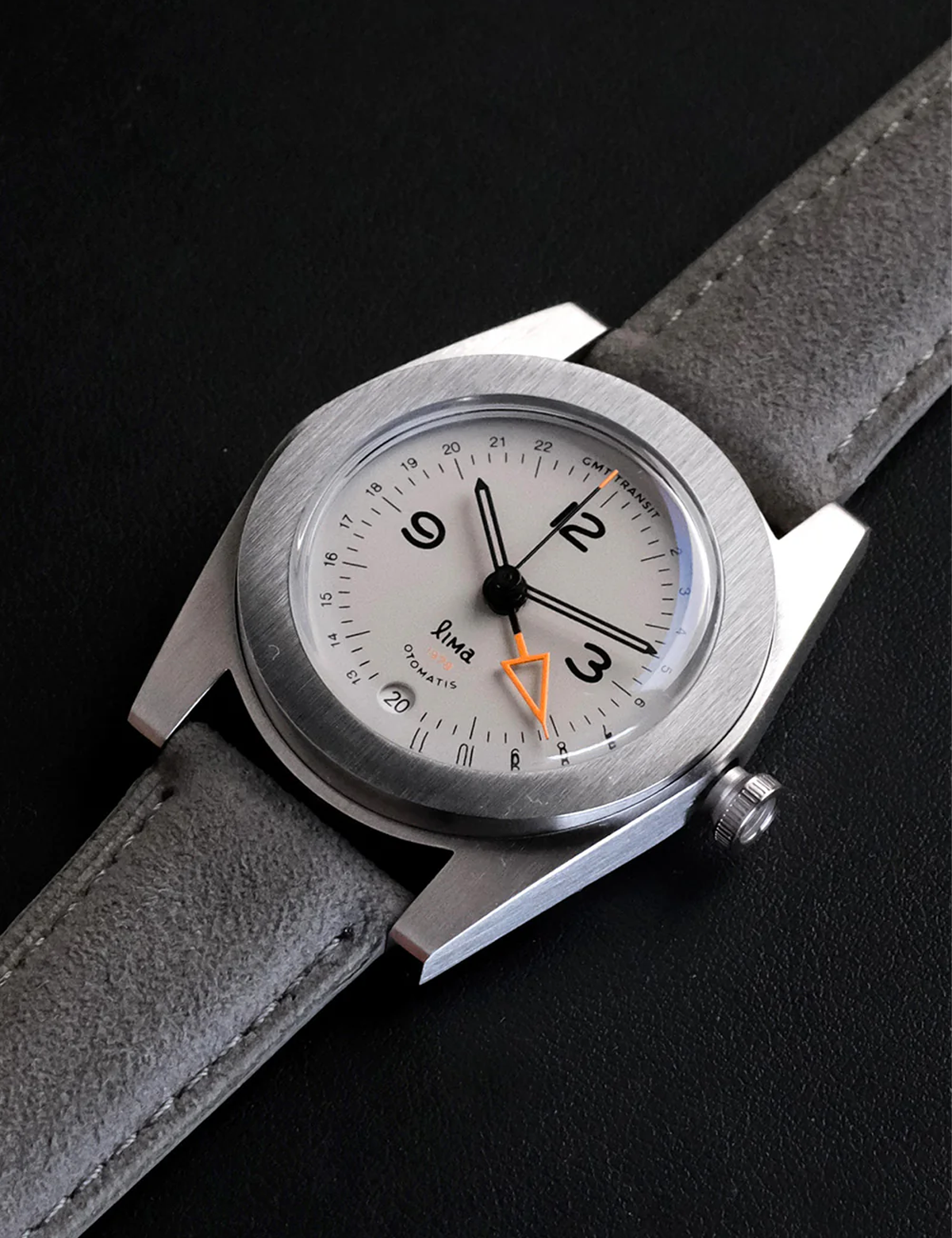 LIMA WATCH GMT TRANSIT GREY AUTOMATIC