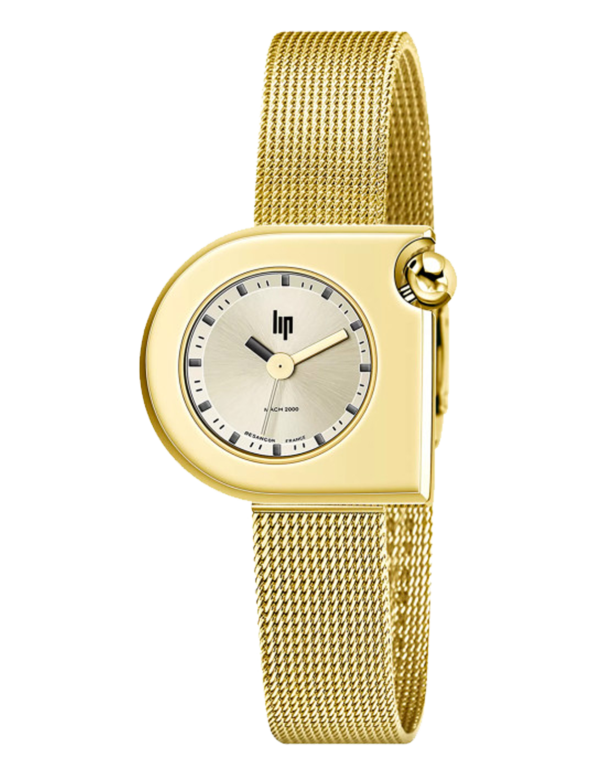 LIP MACH 2000 MINI MOON GOLD MILANAISE
