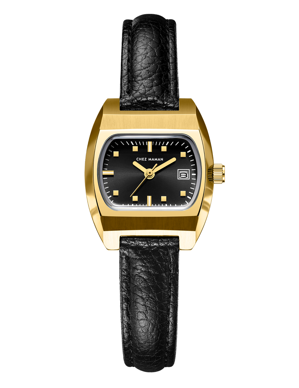CHEZ MAMAN LA MINI MAGNUM GOLD BLACK 25MM
