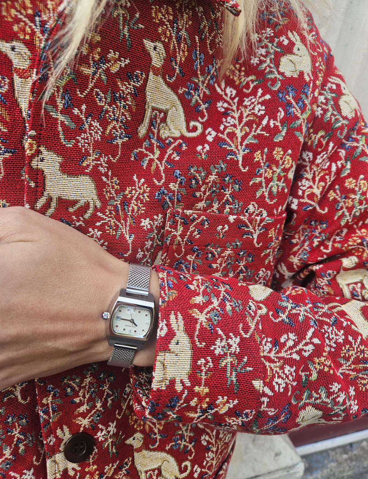 CHEZ MAMAN LA MINI MAGNUM SILVER CREAM 25MM