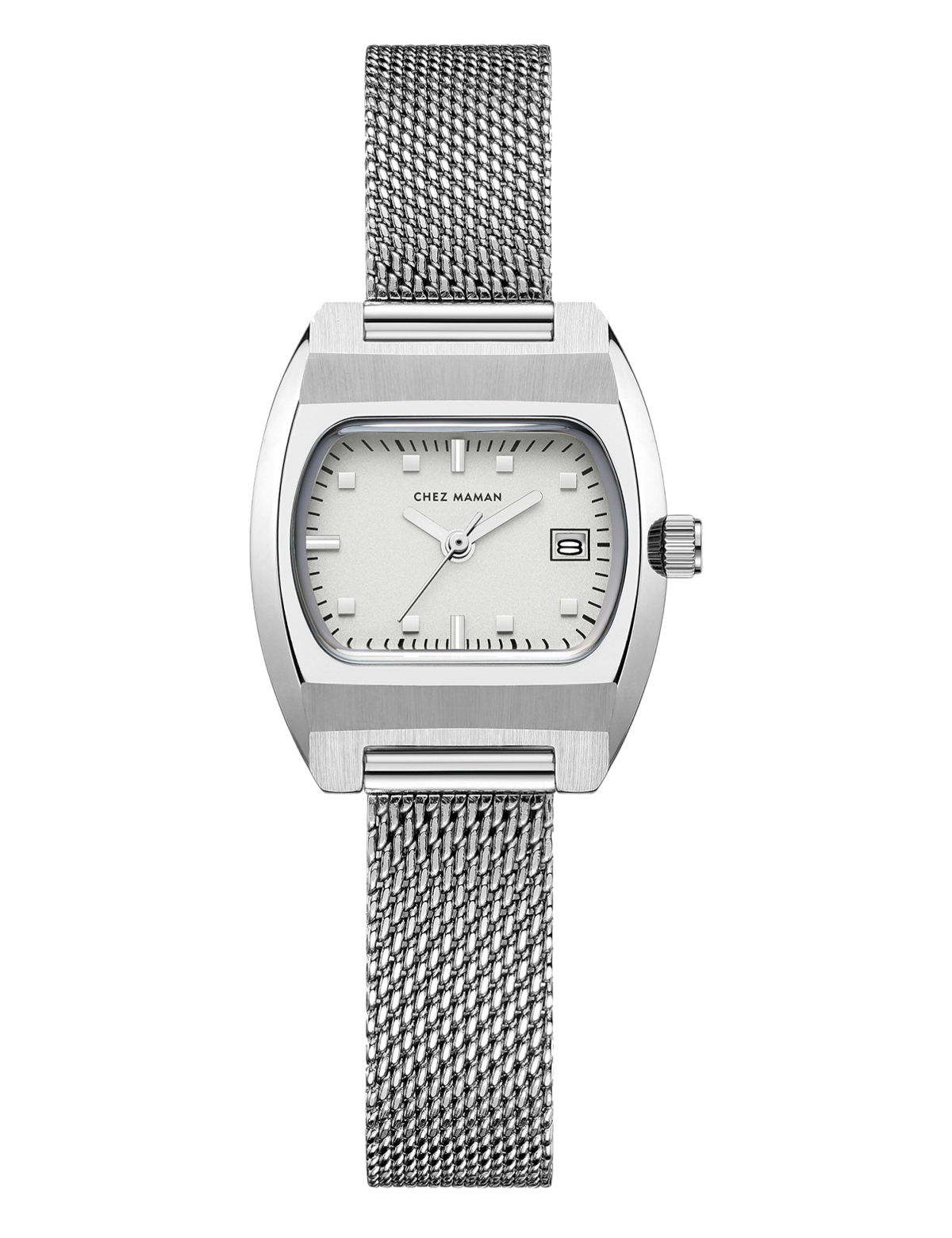 CHEZ MAMAN LA MINI MAGNUM SILVER CREAM 25MM