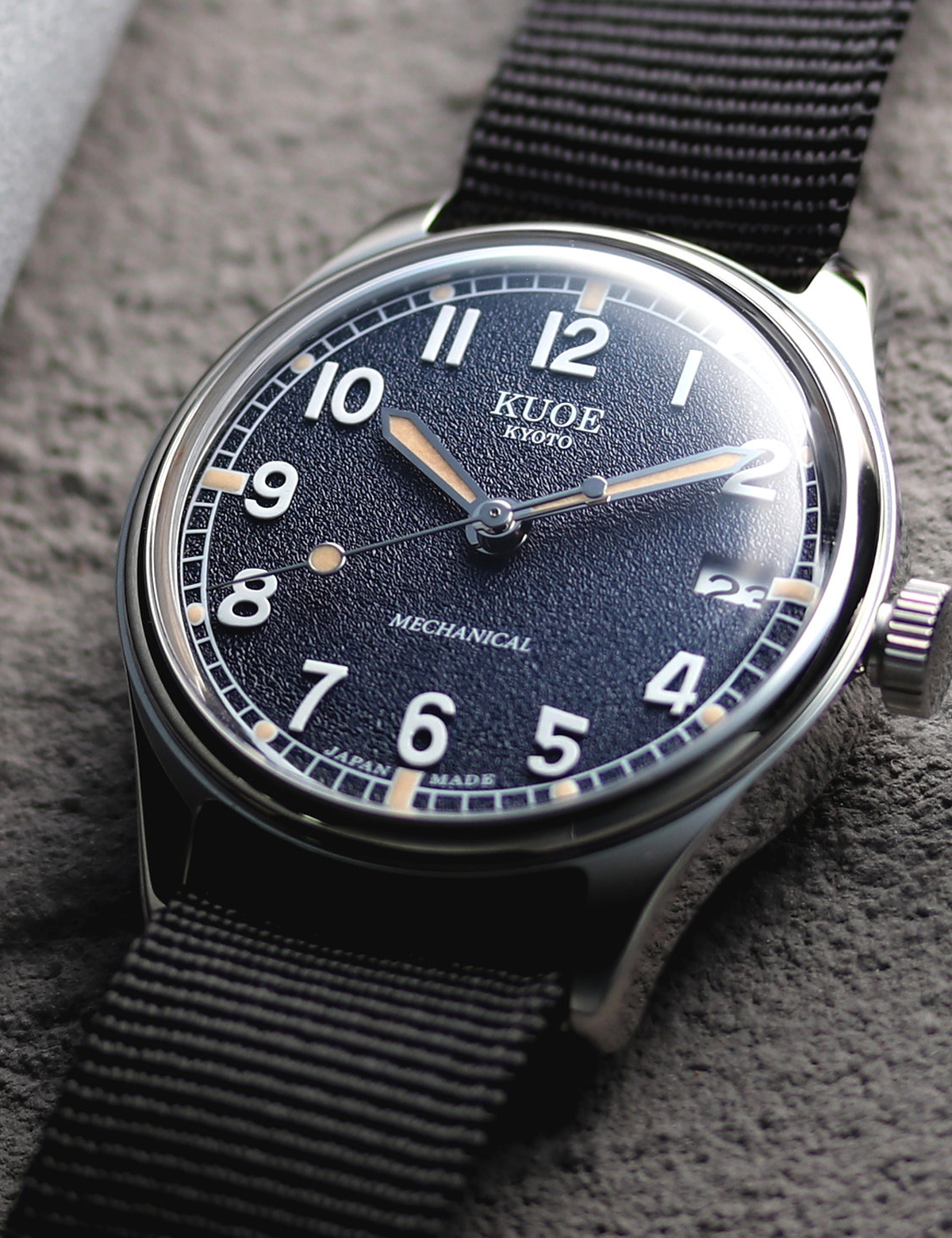 KUOE OLD SMITH 90-002 NAVY AUTOMATIQUE VERSION NO DATE