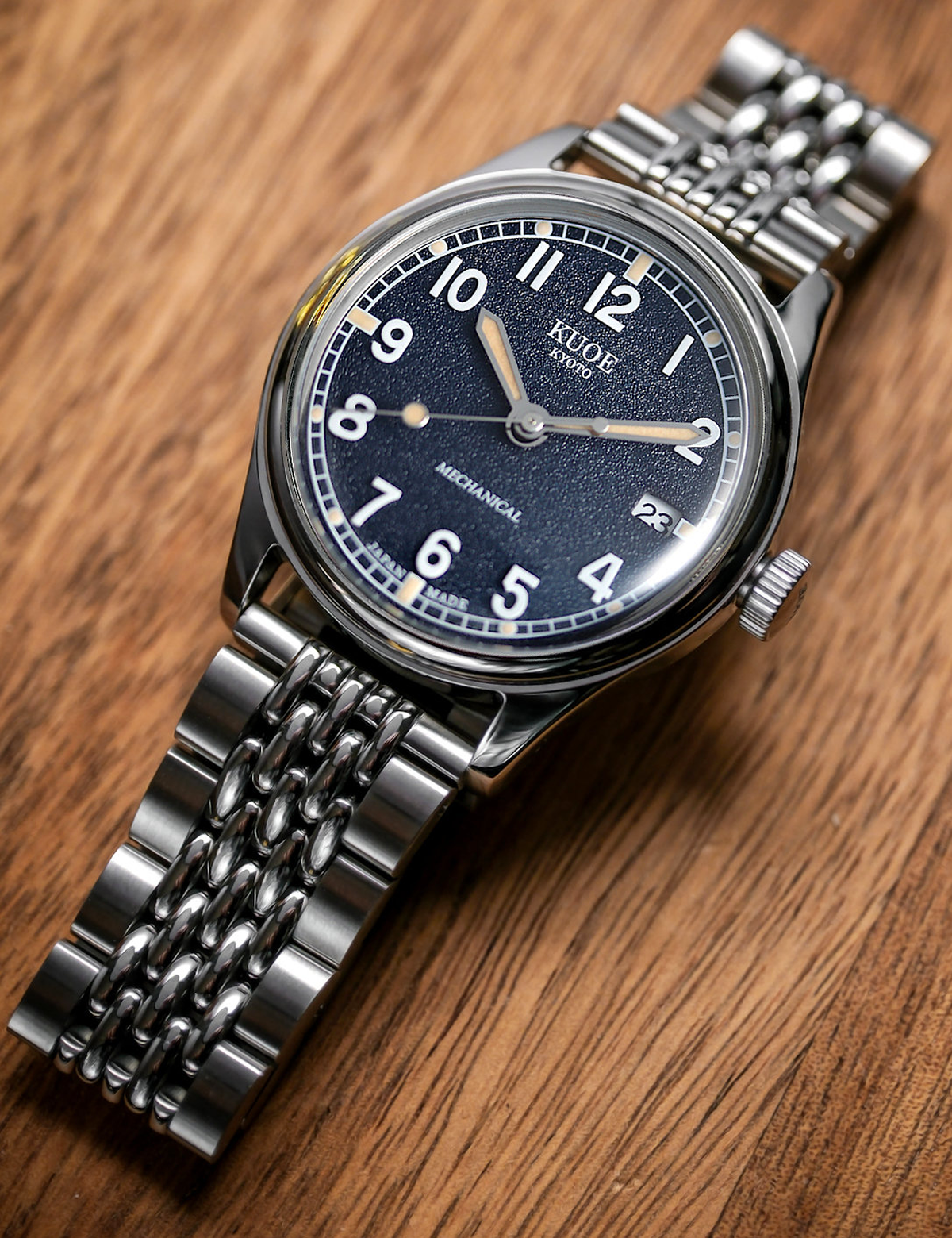 KUOE OLD SMITH 90-002 NAVY AUTOMATIQUE VERSION NO DATE