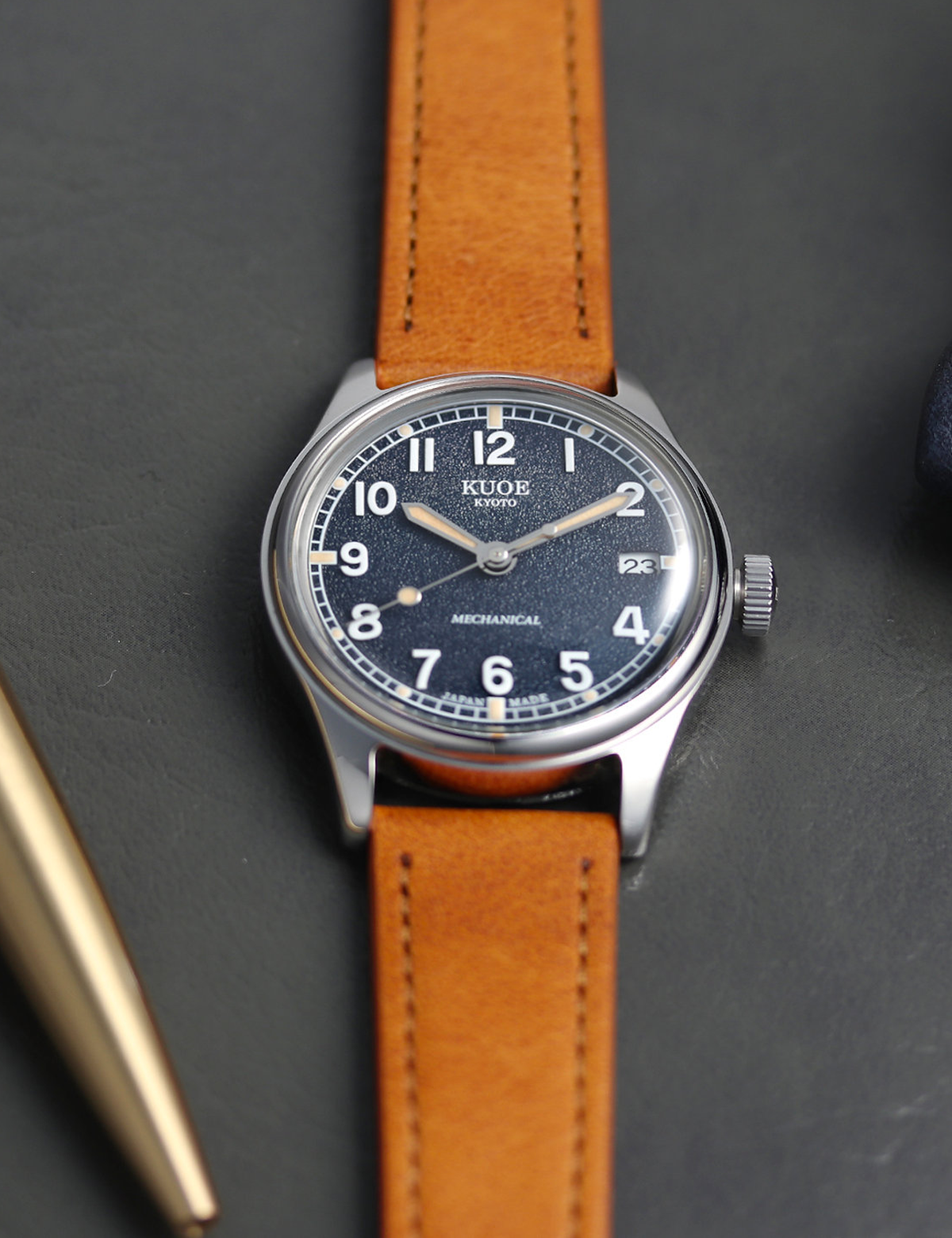 KUOE OLD SMITH 90-002 NAVY AUTOMATIQUE VERSION NO DATE