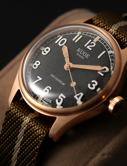 KUOE OLD SMITH 90-002 NO DATE BLACK BRONZE CASE