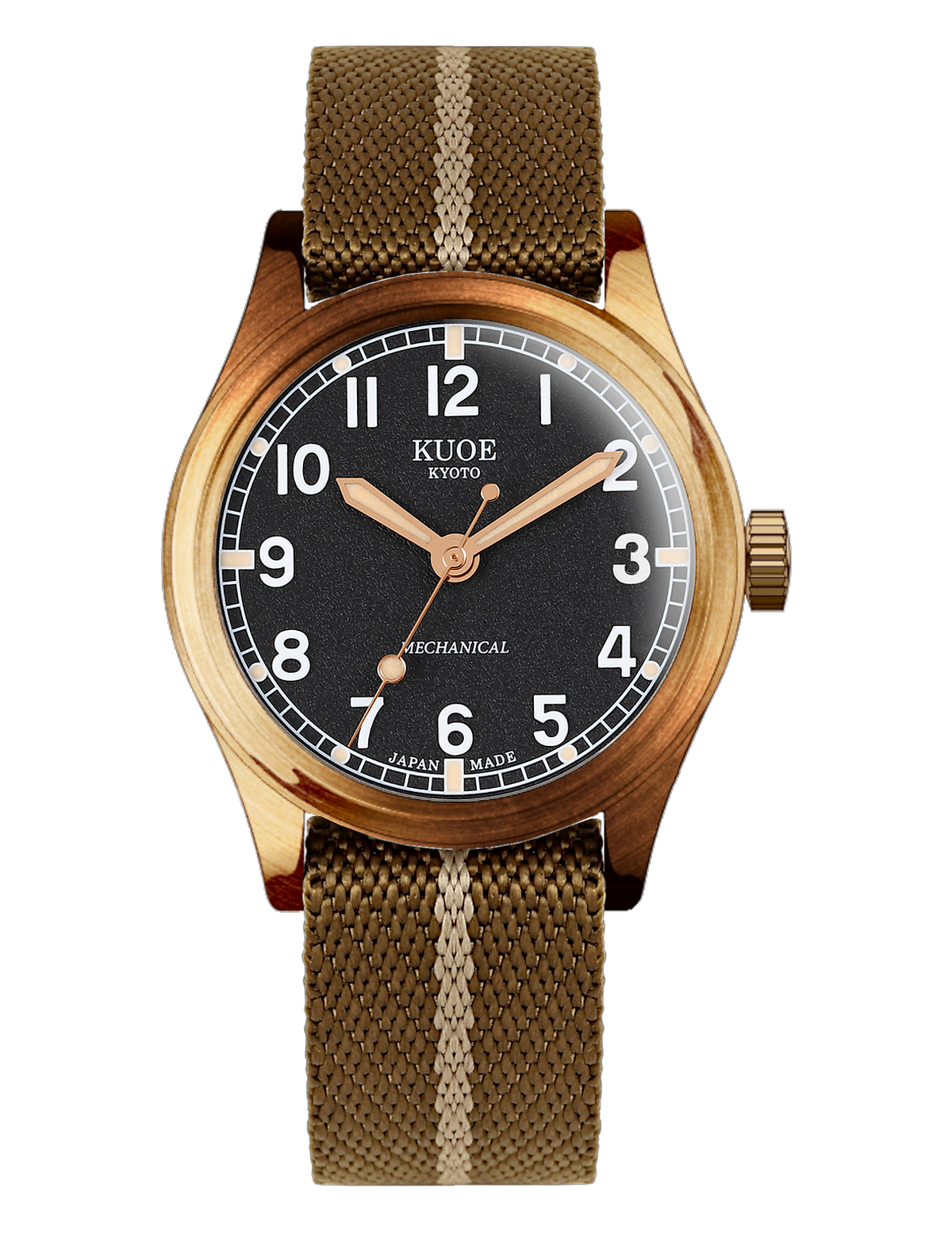 KUOE OLD SMITH 90-002 NO DATE BLACK BRONZE CASE