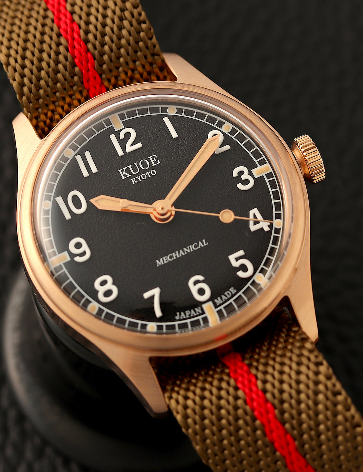 KUOE OLD SMITH 90-002 NO DATE BLACK BRONZE CASE