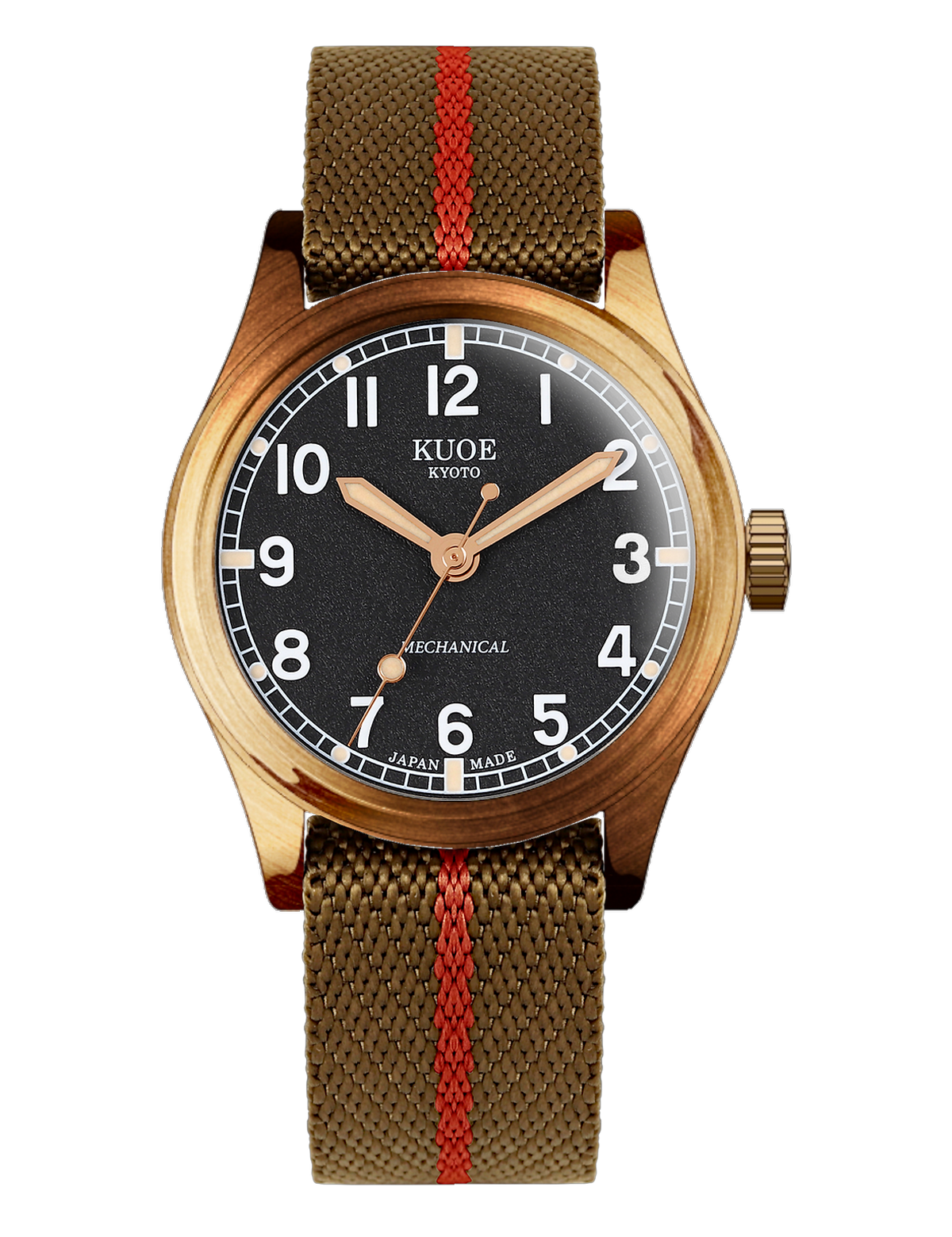 KUOE OLD SMITH 90-002 NO DATE BLACK BRONZE CASE