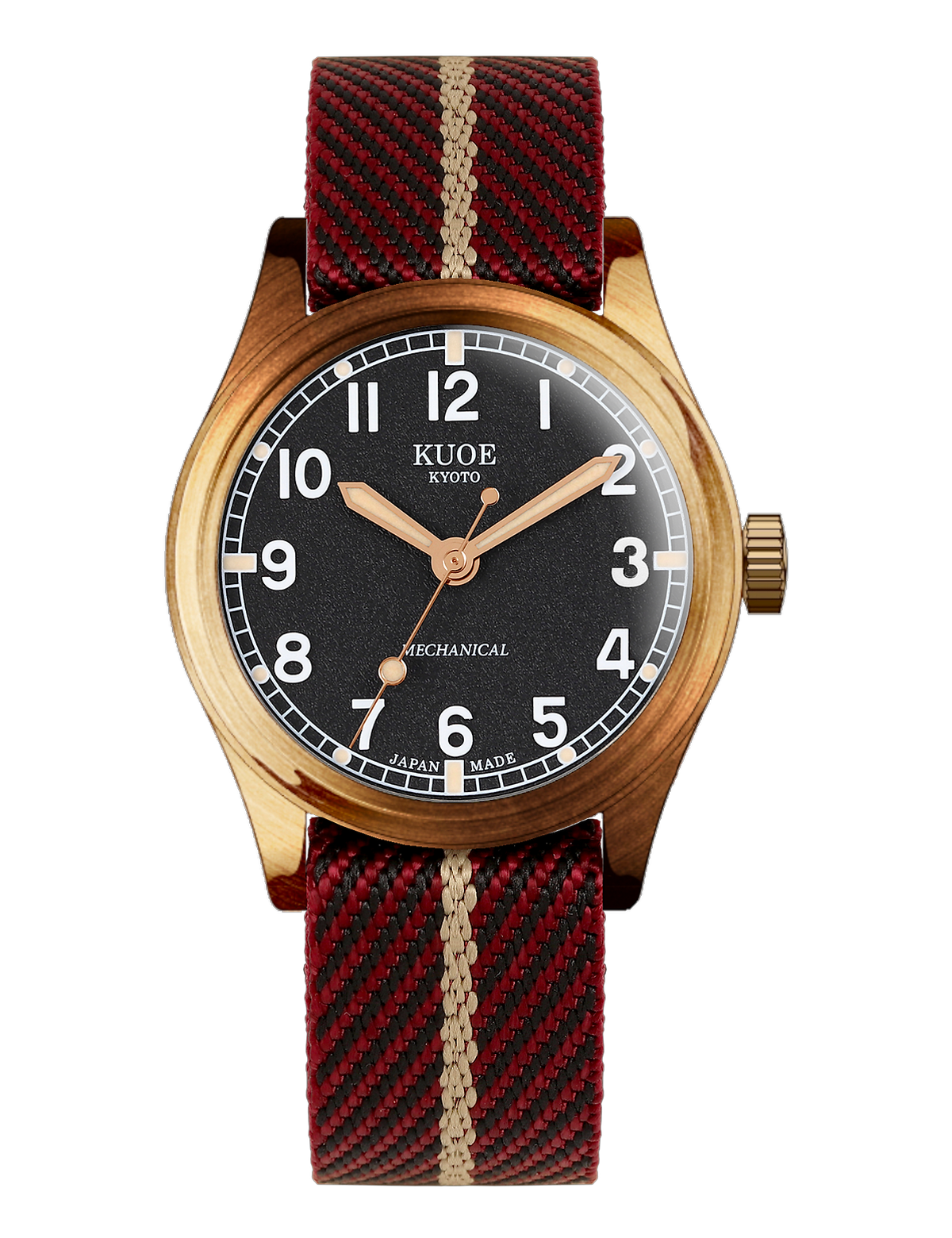 KUOE OLD SMITH 90-002 NO DATE BLACK BRONZE CASE