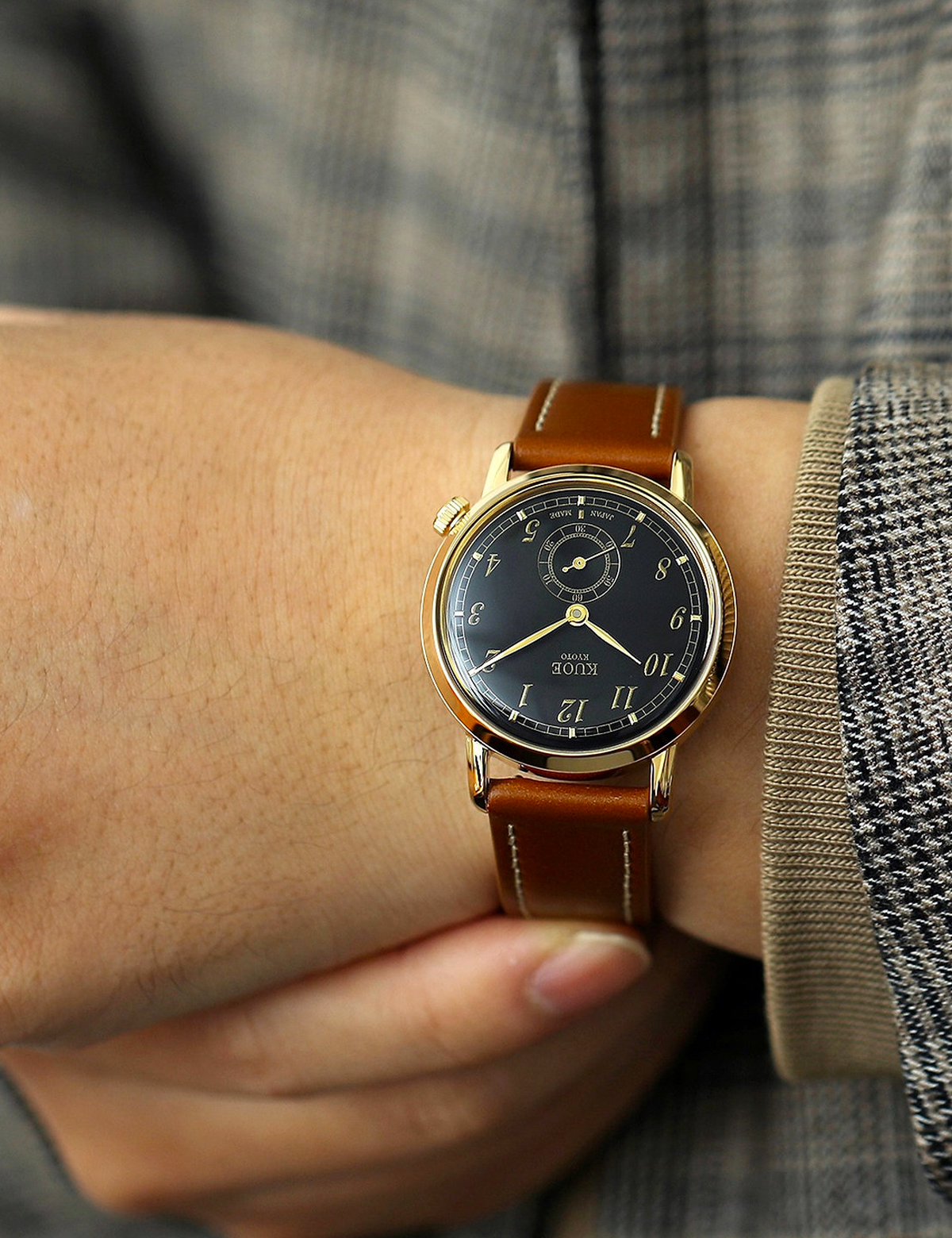 KUOE OLD SMITH 90-007 AUTOMATIC GOLD BLACK