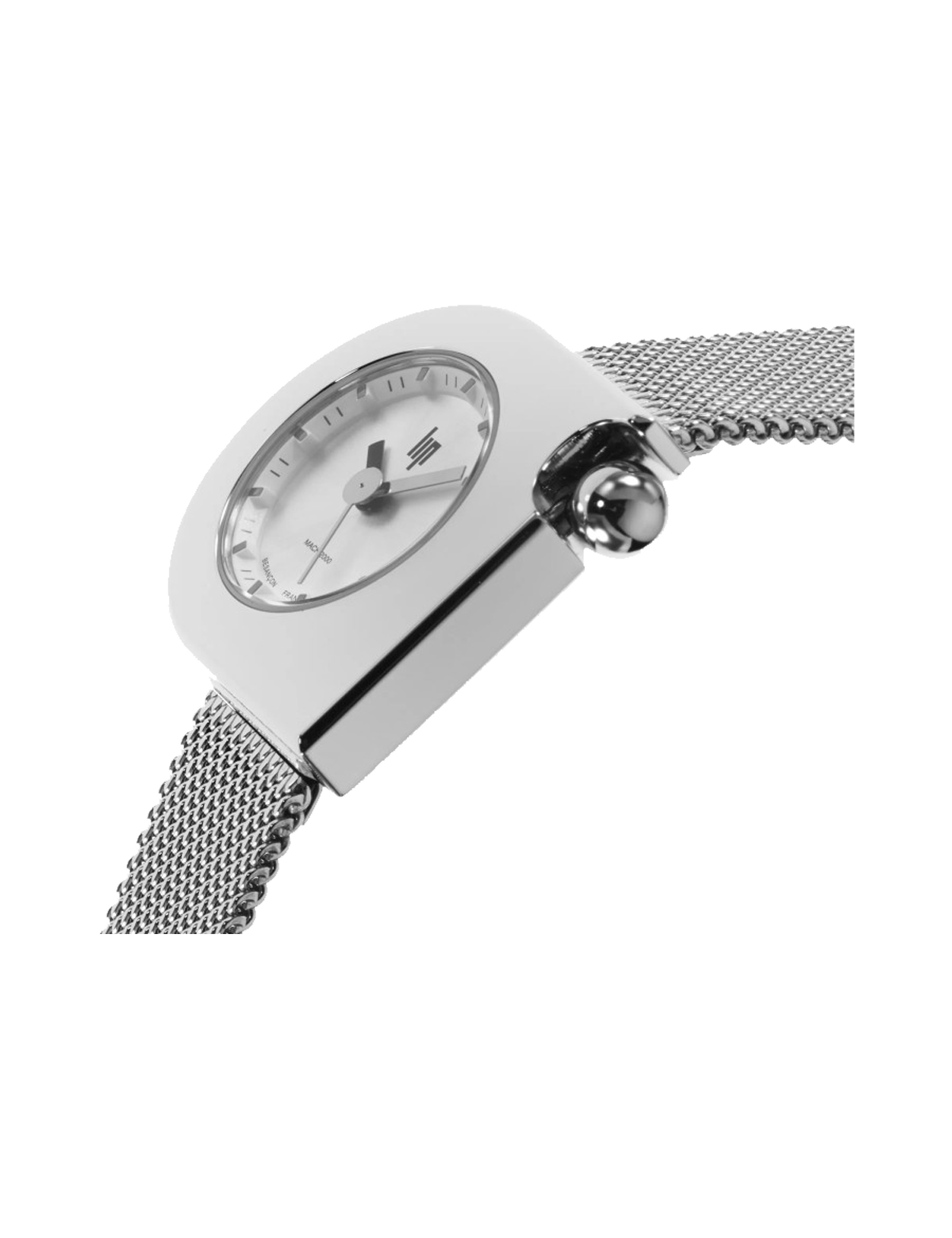 LIP MACH 2000 MINI MOON SILVER MILANAISE