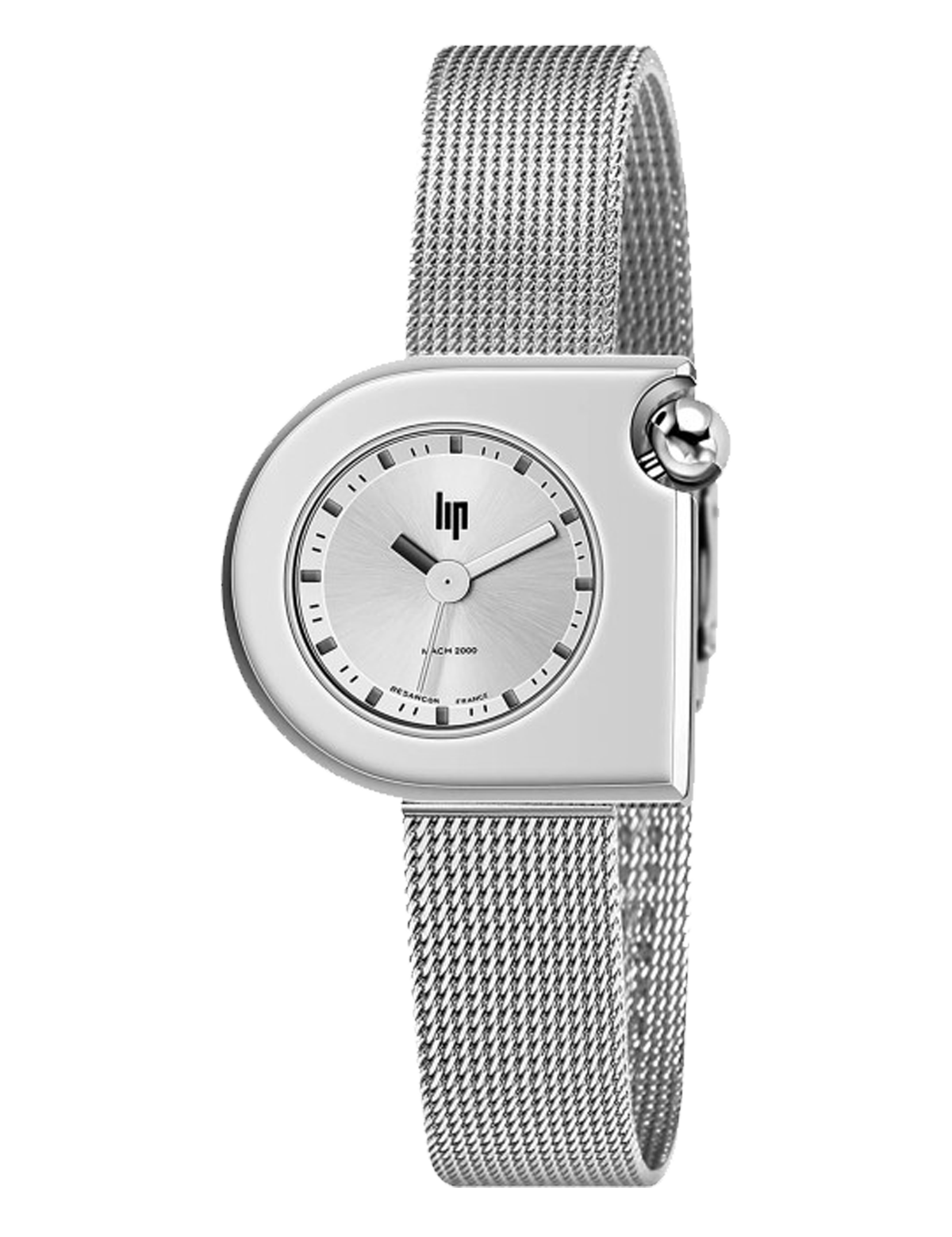LIP MACH 2000 MINI MOON SILVER MILANAISE