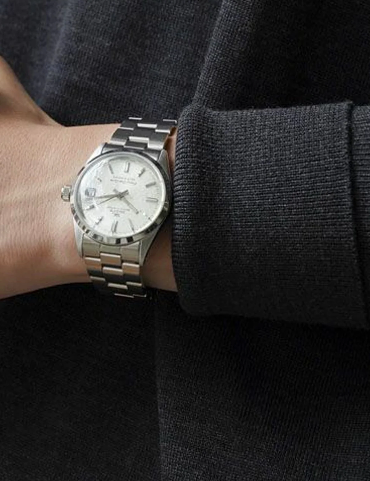 VAGUE WATCH CO. EVERY-ONE DATE SILVER