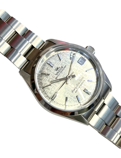 VAGUE WATCH CO. EVERY-ONE DATE SILVER