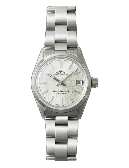VAGUE WATCH CO. EVERY-ONE DATE SILVER