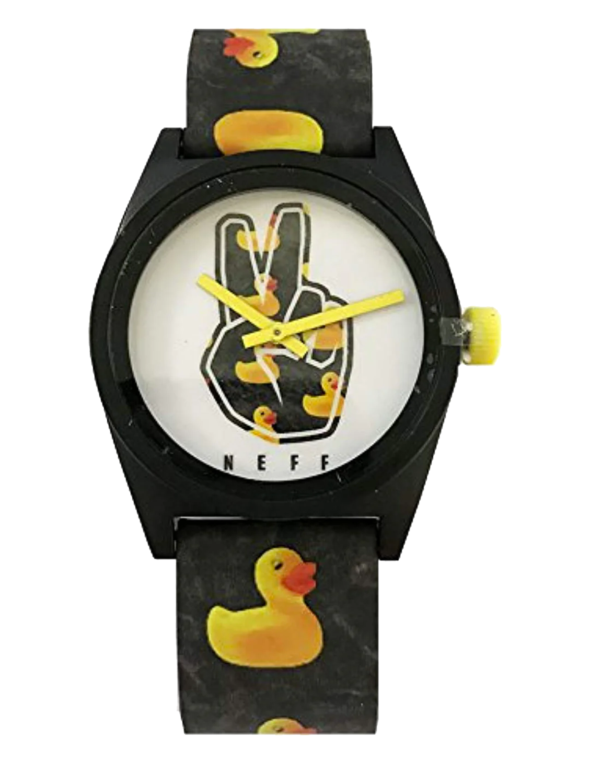 NEFF DAILY WILD WATCH DUCKY WASH BLACK