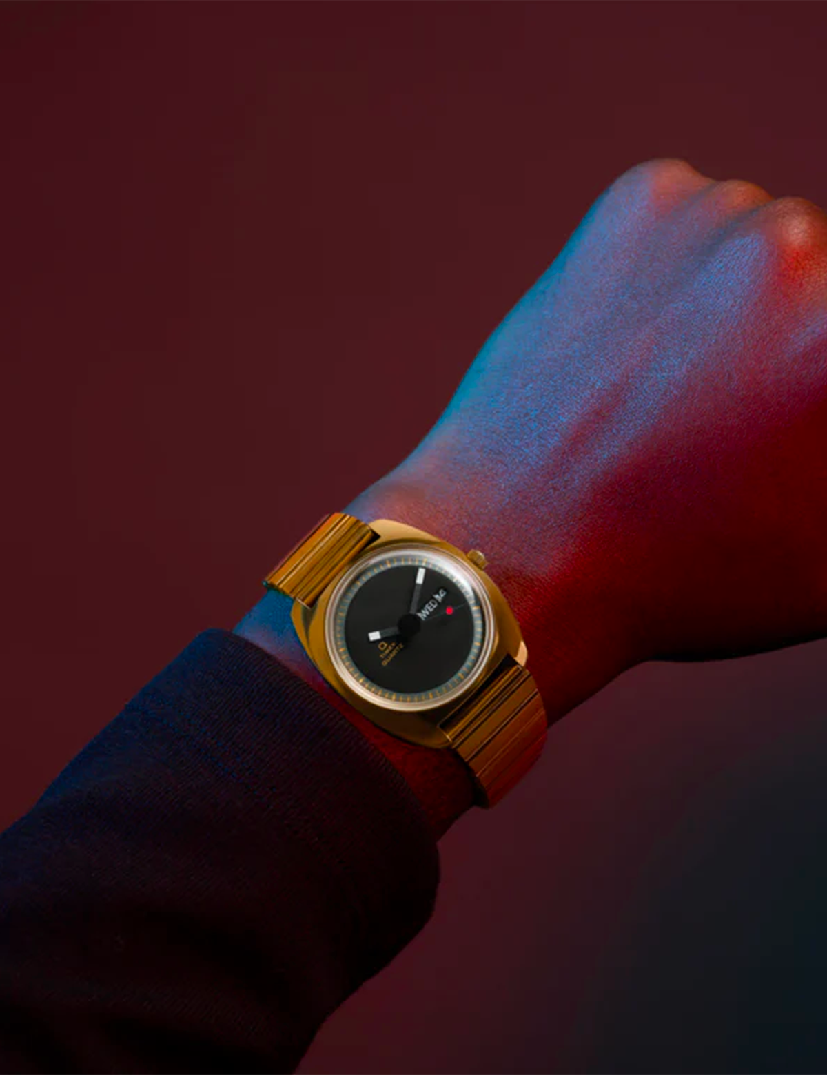 TIMEX Q TIMEX 1975 ENIGMA REISSUE 37MM GOLD