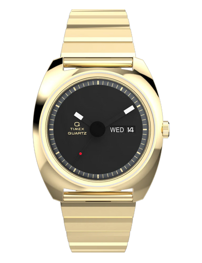 TIMEX Q TIMEX 1975 ENIGMA REISSUE 37MM GOLD